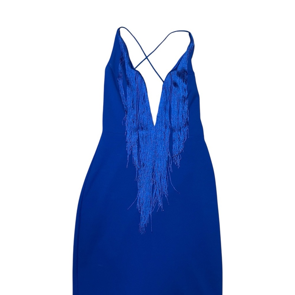 Blue Fringe Dress